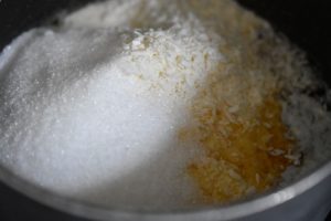 Rytterkage - chokoladekage med kokos karamel