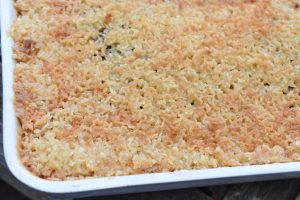 Rytterkage - chokoladekage med kokos karamel