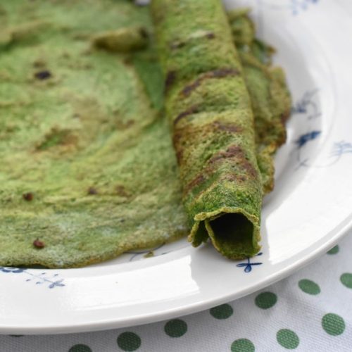 Spinatpandekager uden mel - spinatwraps