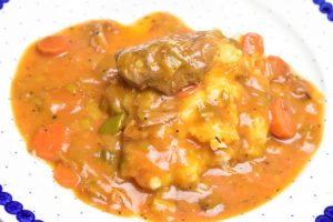 Svinekæber - lækker opskrift på braiserede svinekæber