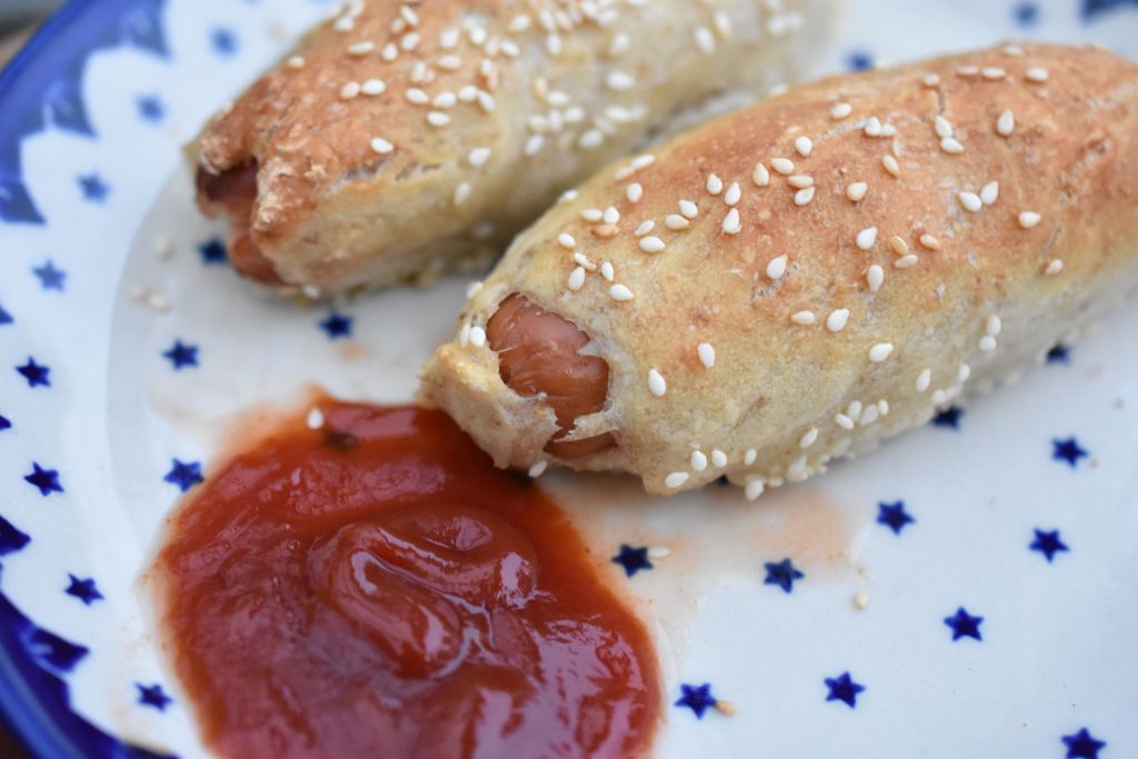 DSC_1208 • nogetiovnen.dk Pølsehorn i airfryer opskrift - sprøde & lækre