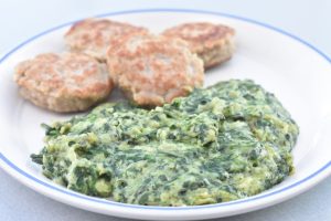 Stuvet spinat - nem opskrift med mælk