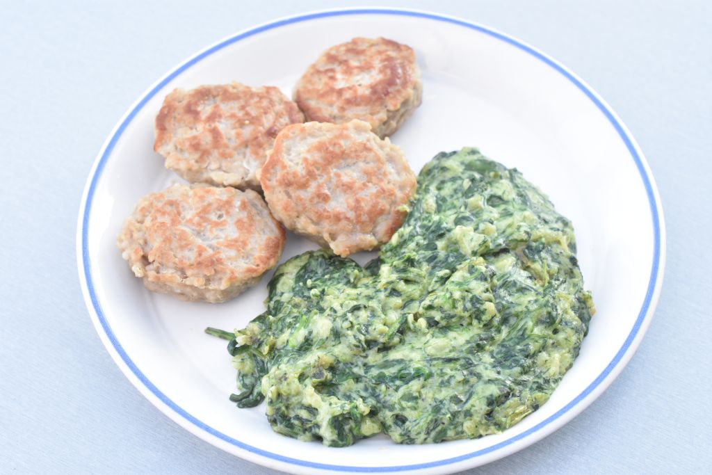 Stuvet spinat - nem opskrift uden fløde