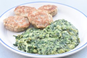 Stuvet spinat - nem opskrift med mælk