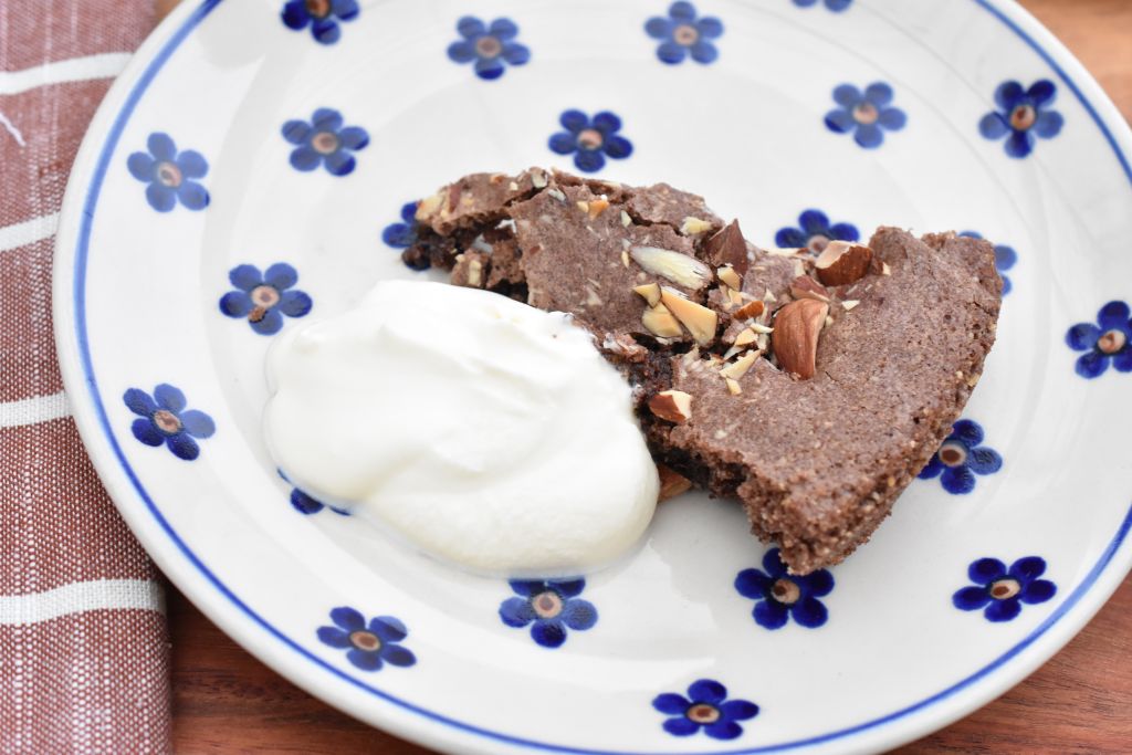 Chokoladekage med mandelmel - nem kage opskrift