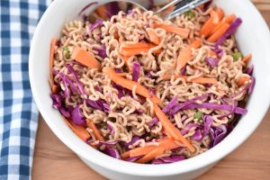 DSC_2702 • nogetiovnen.dk Nudelsalat - nem opskrift på kold asiatisk nudelsalat