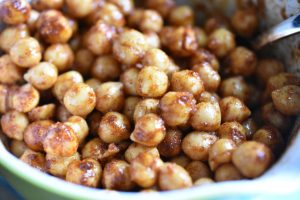 Ristede kikærter i airfryer el. ovn - sprød snack