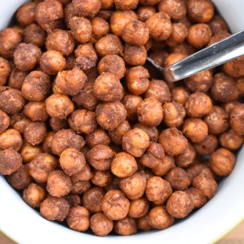 Ristede kikærter i airfryer el. ovn - sprød snack