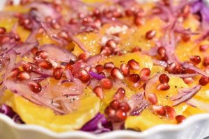 Appelsinsalat - nem opskrift på appelsin salat