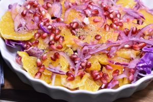 Appelsinsalat - nem opskrift på appelsin salat