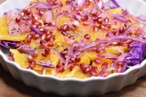 Appelsinsalat - nem opskrift på appelsin salat