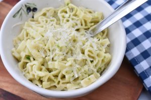 Pasta med ramsløg - nem pastaret med ramsløgscreme