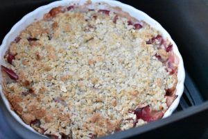 DSC_1454 • nogetiovnen.dk æblecrumble i airfryer - crumble med havregryn