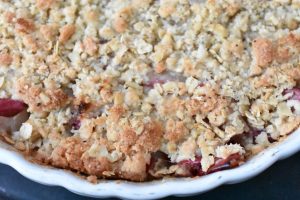 DSC_1459 • nogetiovnen.dk æblecrumble i airfryer - crumble med havregryn