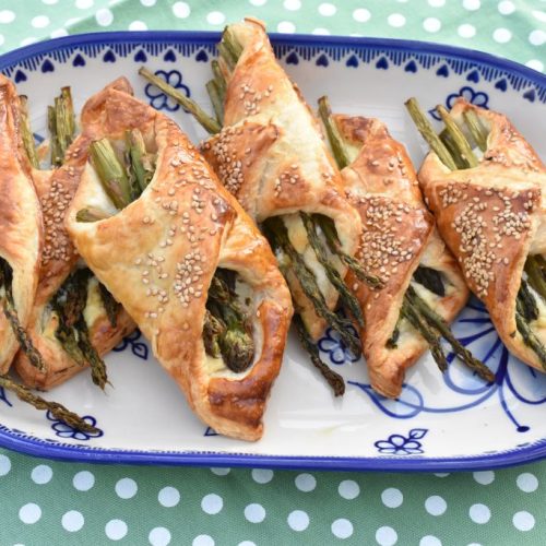 Asparges i butterdej - sprøde butterdejspakker
