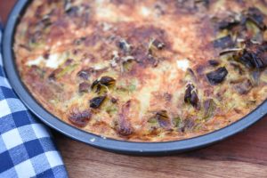 Tærte i airfryer - opskrift på porretærte med nem tærtedej