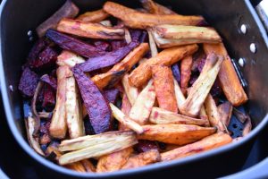 Rodfrugter i airfryer - sprøde lækre bagte rodfrugter