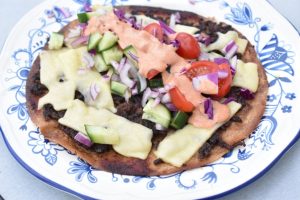 Big mac taco - opskrift på tortilla wrap med oksekød og dressing