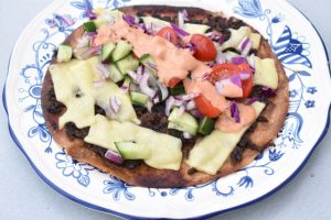 Big Mac Taco - opskrift på tortilla wrap med oksekød og dressing