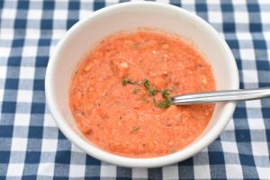 Romesco sauce - spansk tapas dip med grillet peberfrugt