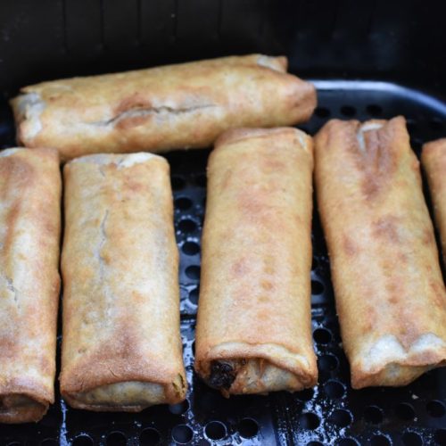 Forårsruller i airfryer - frosne Daloon forårsruller i airfryeren