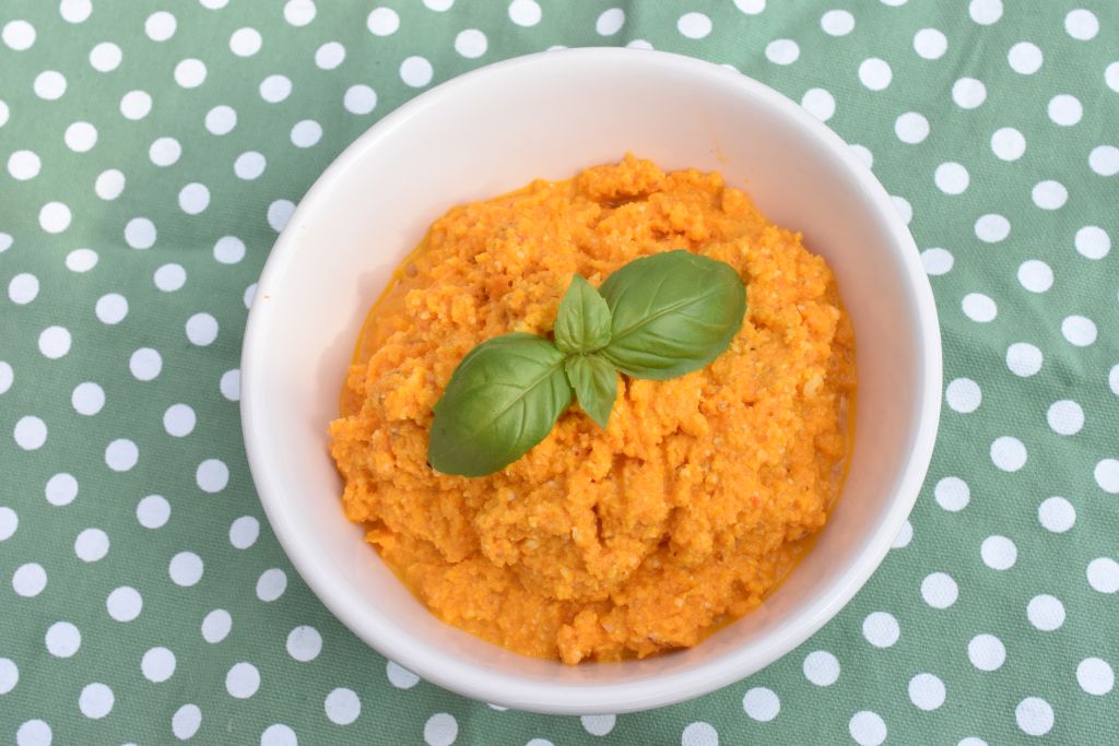 Gulerodspesto - nem pesto med gulerødder og mandler