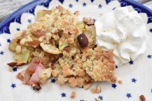 DSC_3440 • nogetiovnen.dk Rabarbercrumble i airfryer - opskrift