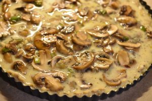 Champignontærte - nem opskrift på tærte med champignon