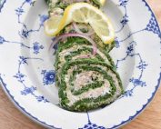 Spinatroulade med tun - nem tunroulade med frisk spinat