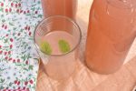 Rabarber lemonade - nem opskrift på pink lemonade drink
