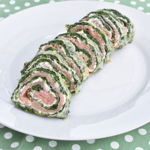Lakseroulade med spinat - opskrift på spinatroulade med laks