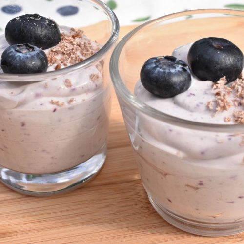 Blåbær cheesecake - nem opskrift uden husblas