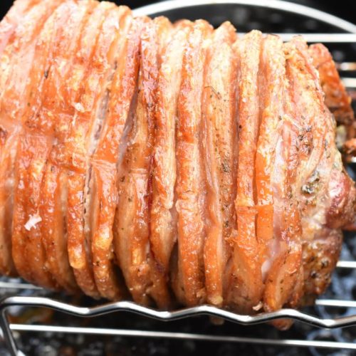 Porchetta i airfryer - italiensk rullesteg