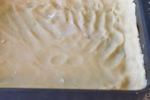 Frangipane tærte med rabarber - rabarbertærte med mandelcreme