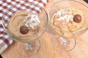 Kaffemousse uden husblas - nem kaffe dessert med fløde 