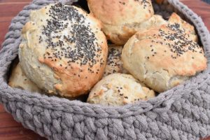 DSC_3816 • nogetiovnen.dk Brusebadsboller - opskrift på nemme morgenboller