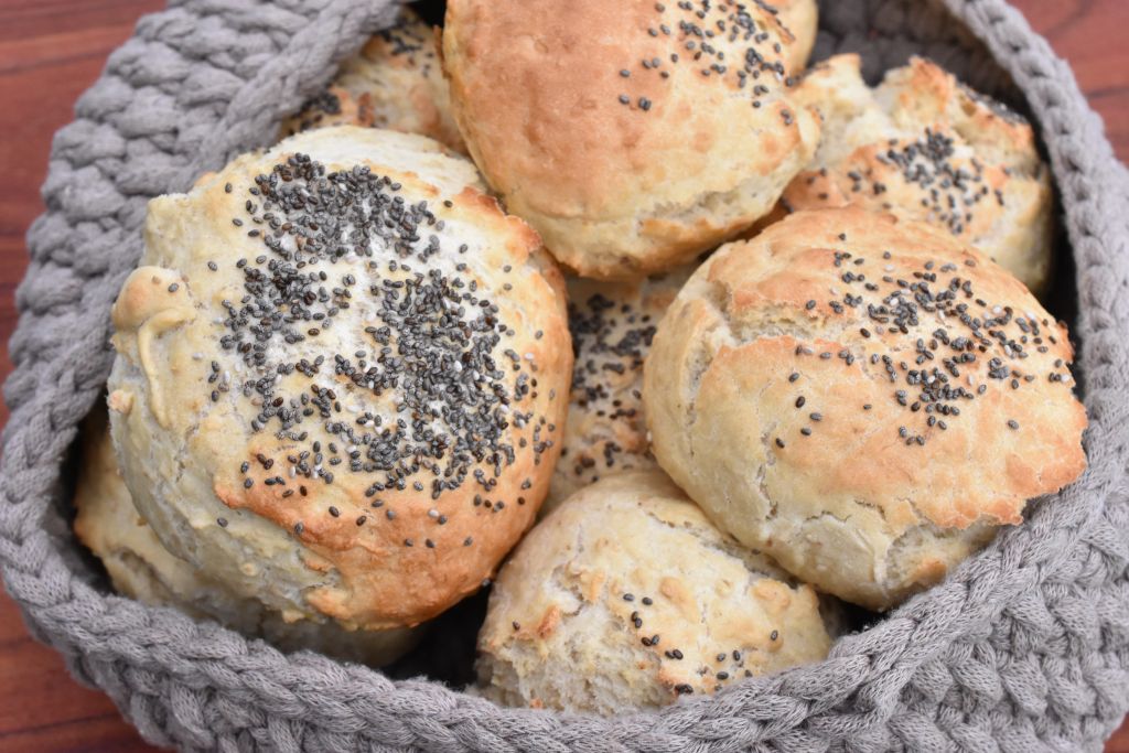 Brusebadsboller - opskrift på nemme hurtige boller