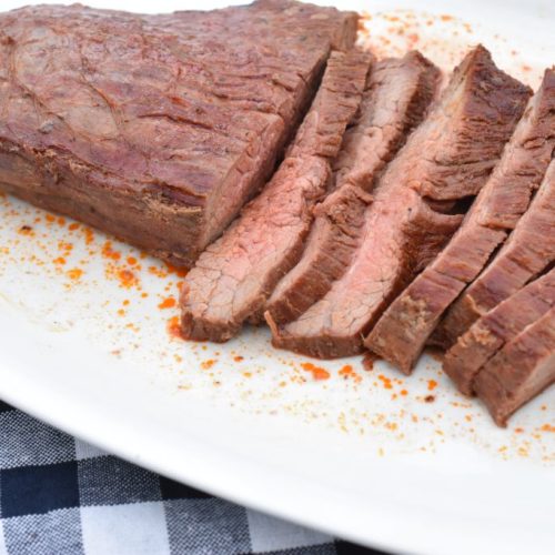 Flanksteak i airfryer - nem opskrift på flank steak