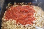 Pasta med salsiccia pølse, tomat og fløde - cremet pasta ret