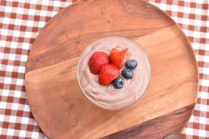 Skyr med kakao - opskrift på sund protein dessert