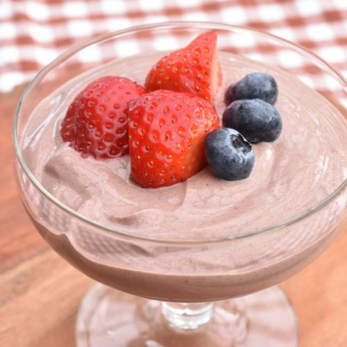 Skyr med kakao - opskrift på sund protein dessert med