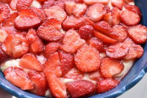 Nem tærte med jordbær - opskrift uden marcipan