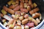 Rabarber i airfryer - nem opskrift på bagt rabarber