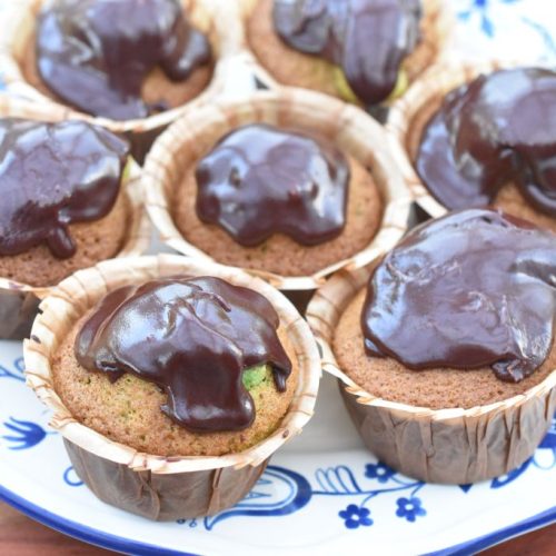 Giftkage muffins - nem opskrift på grønne muffins