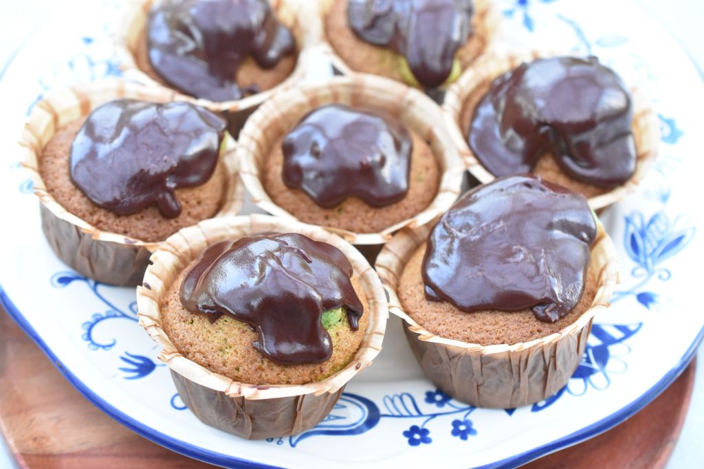 Giftkage muffins - nem opskrift på grønne muffins