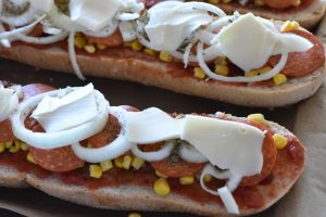 Pizza flutes - nemme minipizza til madpakke
