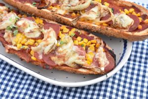 Pizza flutes - nemme minipizza til madpakke