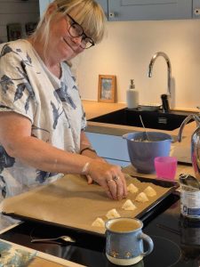 Jeg elsker vores nye køkken i sommerhuset!