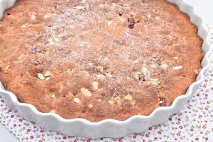 Sommerkage - kage med rabarber