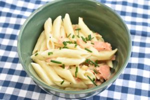 DSC_0153 • nogetiovnen.dk Pasta med laks - cremet pasta med fløde og laks
